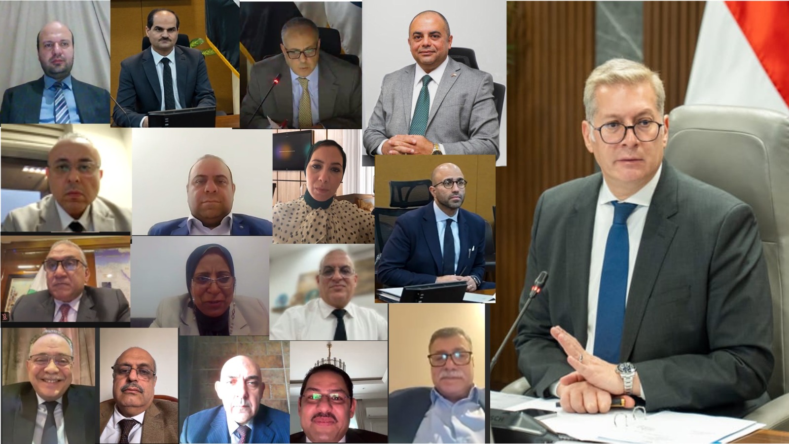 عبر الفيديو كونفرانس: وزير البترول والثروة المعدنية يشهد الجمعية العامة لـ «تاون جاس» 